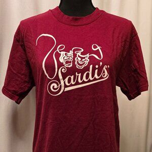 Sardi's Maroon Logo T-Shirt M